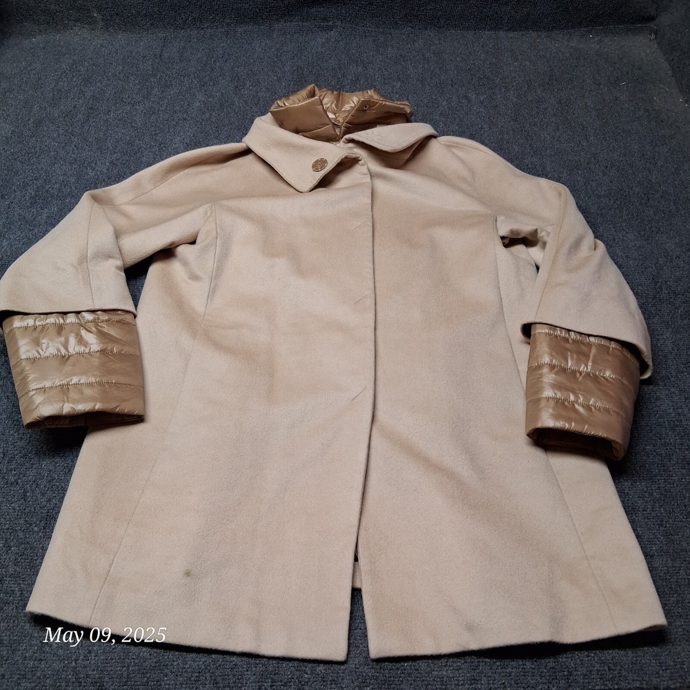 Herno Coat in Cashmere and Nylon Ultra Light Size 48 Beige